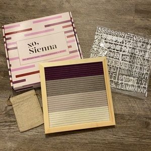 XO Sienna Felt Letterboard NWT